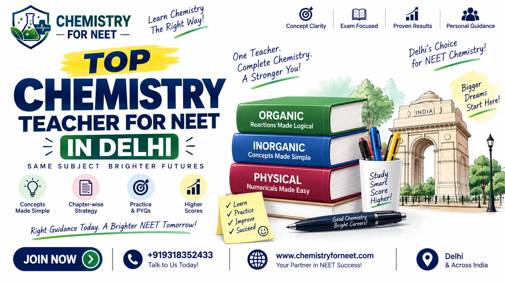 Top Chemistry Teacher for NEET in Delhi