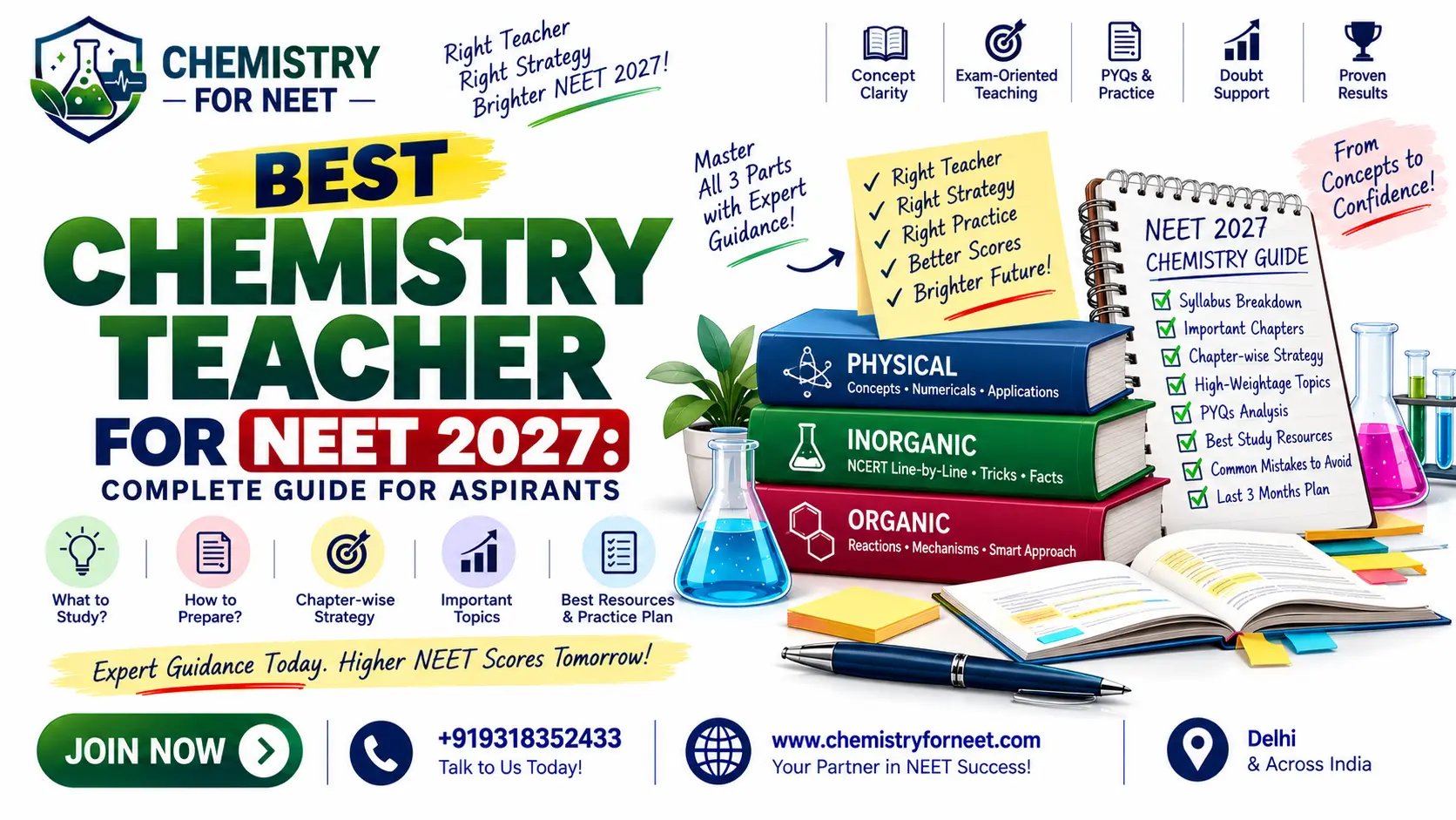 Best Chemistry Teacher for NEET 2027: A Complete Guide for Aspirants