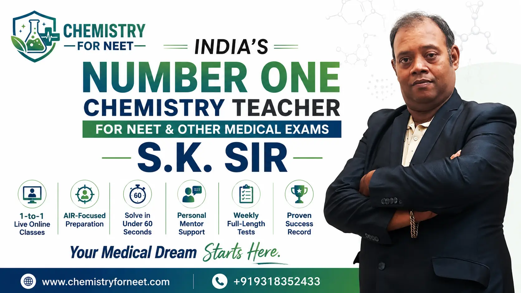 Chemistry for NEET Poster